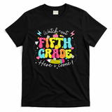 Back To School Watch Out Fifth Grade Here I Come Pencil T-Shirt - Black