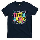 Back To School Watch Out Fifth Grade Here I Come Pencil T-Shirt - Navy