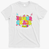 Back To School Watch Out Second Grade Here I Come Pencil T-Shirt - White