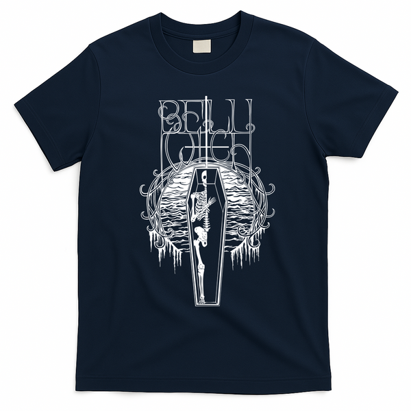 Bell Witch Coffin T-Shirt - Navy Blue