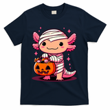 Cute Axolotl Halloween Costume T-Shirt - Navy