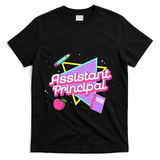 Cute Assistant Principal 80S 90S Back To School Gift T-Shirt - Black