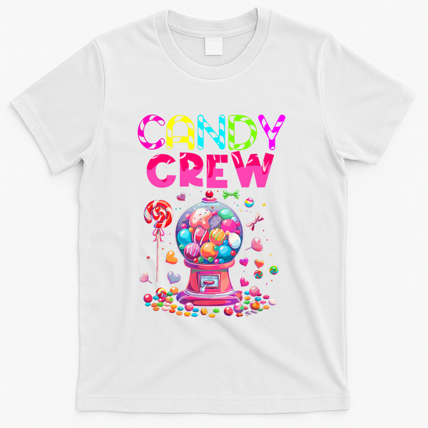 Candy Crew Candy Land Sweetie Candy Squad Halloween Costume T-Shirt - White