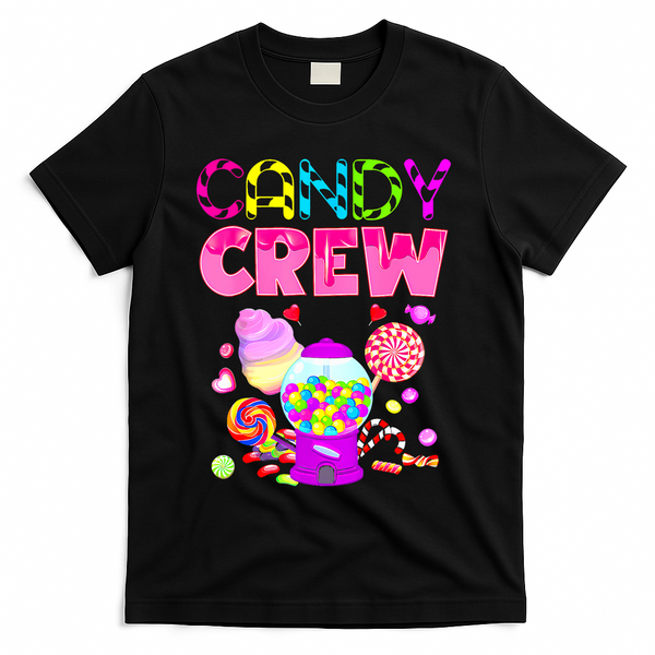 Candy Crew Candy Costume Candy Land Sweetie T-Shirt - Black
