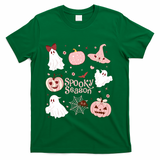 Cute Coquette Spooky Season T-Shirt - Green