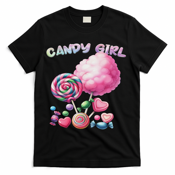 Candy Dress Halloween Costume Treat Lover T-Shirt - Black