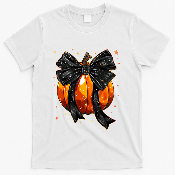 Cute Fall Autumn Halloween Pumpkin T-Shirt - White