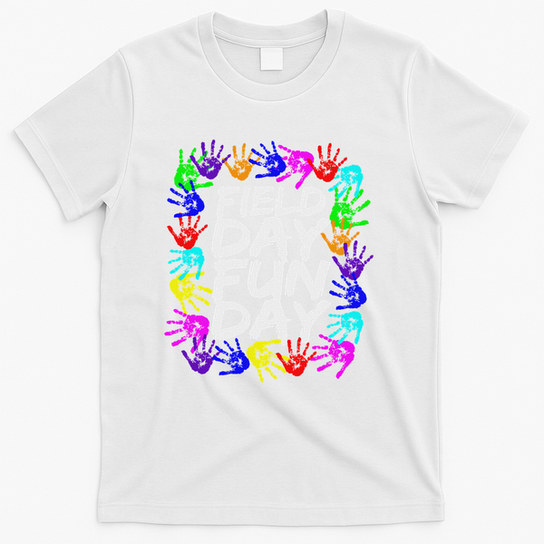 Cute Field Day Teacher T-Shirt - White