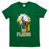 Clyde Fliers Rising Helmet Go T-Shirt - Green