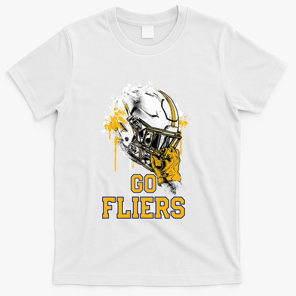 Clyde Fliers Rising Helmet Go T-Shirt - White