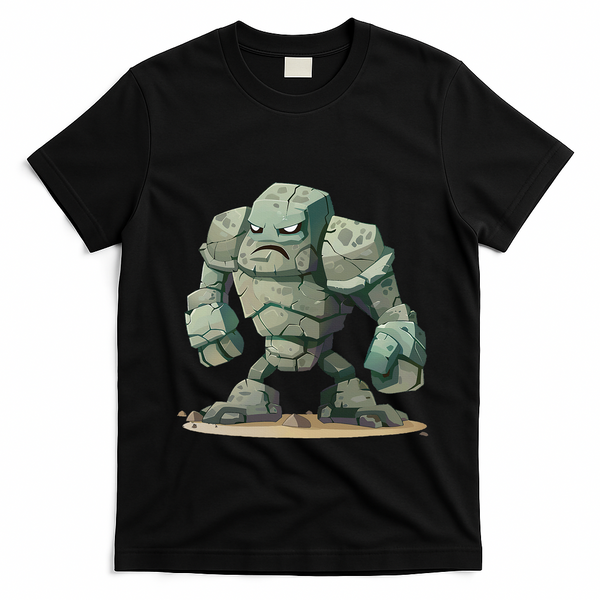 Cool Golem Costume T-Shirt - Black