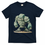 Cool Golem Costume T-Shirt - Navy Blue