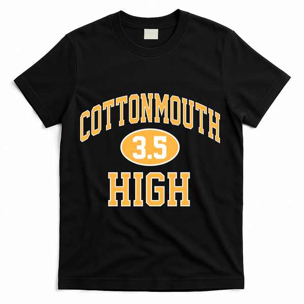 Cottonmouth High T-Shirt - Black
