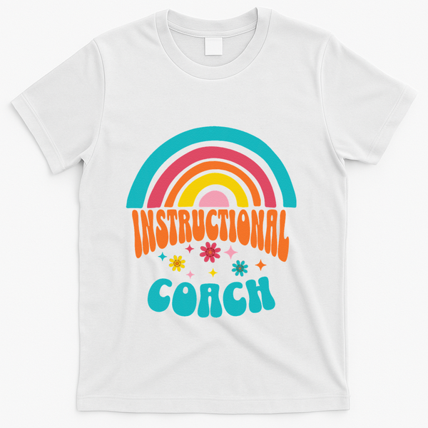 Cute Instructional Coach Appreciation Week Back To School T-Shirt - White