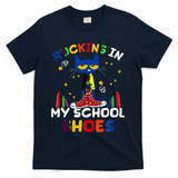 Catrocking I N My School Shoes T-Shirt - Navy