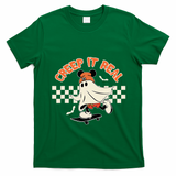 Creep It Real Spooky Ghost Mouse T-Shirt - Irish Green