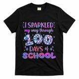 Cute I Sparkled My Way Through Days Of School T-Shirt - Black