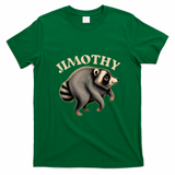 Charming Jimothy Raccoon Gift T-Shirt - Irish Green