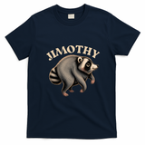 Charming Jimothy Raccoon Gift T-Shirt - Navy Blue