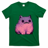 Cat Monster Graphic Kawaii Pastel Goth Anime Aesthetic Goth T-Shirt - Irish Green