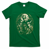Classic Monsters in Sunglasses Halloween Party Vibes T-Shirt - Irish Green