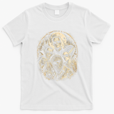 Classic Monsters in Sunglasses Halloween Party Vibes T-Shirt - White