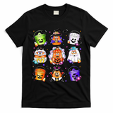 Chicken Nuggets Pumpkin Halloween 90S Vintage T-Shirt - Black