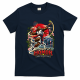Court Of Honor – Bigfoot Samurai Tennis T-Shirt - Navy Blue