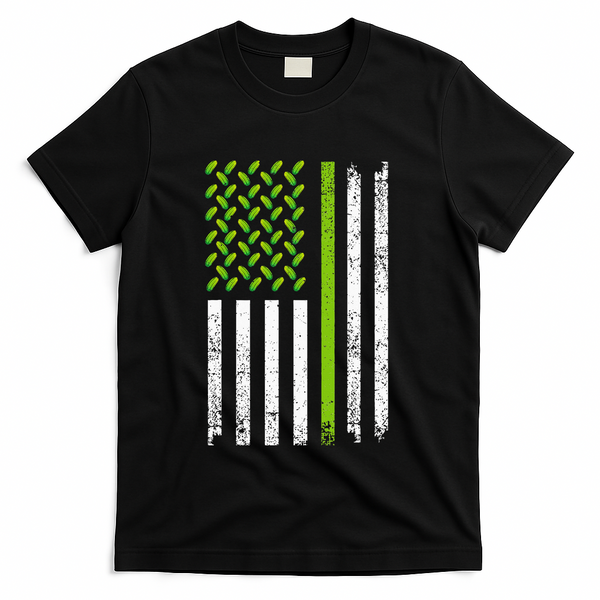 Cool Pickle Art Gag Dill Pickle Costume T-Shirt - Black