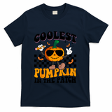 Coolest Pumpkin In The Patch T-Shirt - Navy
