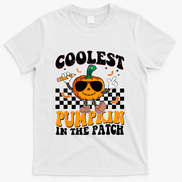 Coolest Pumpkin In The Patch T-Shirt - White