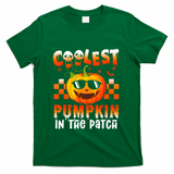 Coolest Pumpkin In The Patch Halloween Gift T-Shirt - Green