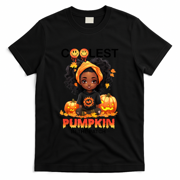 Coolest Pumpkin In The Patch Halloween Ns Gift T-Shirt - Black