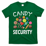 Candy Security Halloween Costume Party T-Shirt - Green