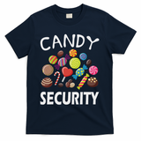 Candy Security Halloween Costume Party T-Shirt - Navy