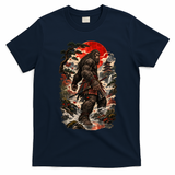 CRIMSON SUN RONIN – BIGFOOT SAMURAI T-Shirt - Navy Blue