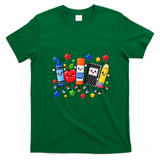 Cute School Supplies Pencil Crayon Teacher Classroom Gift T-Shirt - Irish Green