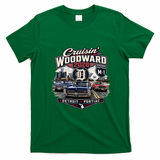 Cruisin' Woodward 2026 D Detroit To Pontiac T-Shirt - Irish Green