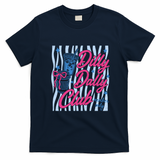 Dilly Dally Club Membership Retro T-Shirt - Navy Blue