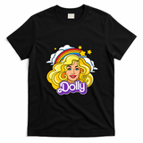 Dolly Doll Rainbow Retro Vintage T-Shirt - Black