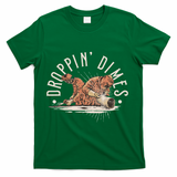 Droppin Dimes Skeleton Welding Humor T-Shirt - Green