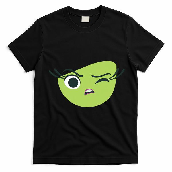 Disgust Face Halloween Costume T-Shirt - Black