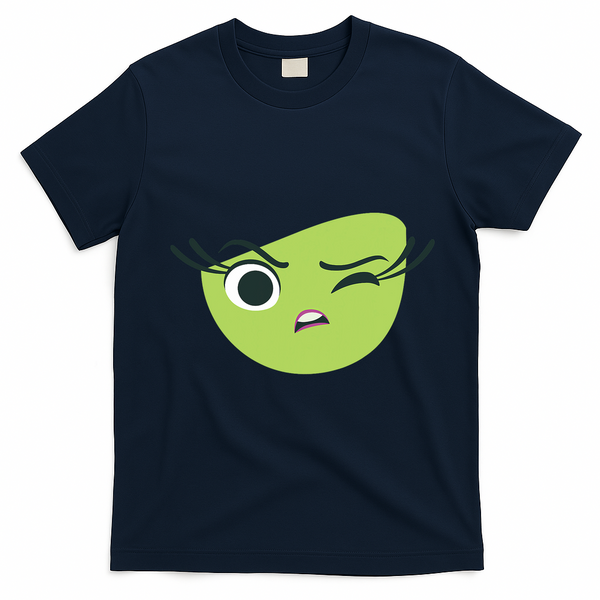 Disgust Face Halloween Costume T-Shirt - Navy Blue