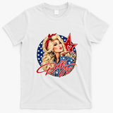 Dolly Forever In Our Hearts Memorial Tribute Country Music Front & Back T-Shirt - White