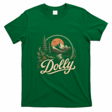 Dolly Fan Retro Graphic Nature Vintage T-Shirt - Irish Green