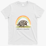 Different Is Beautiful Jimothy Viral Meme T-Shirt - White