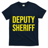 Deputy Sheriff Police Law Enforcement Uniform Costume T-Shirt - Navy