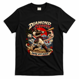 Diamond Samurai – Swing With Honor Bigfoot Baseball T-Shirt - Black