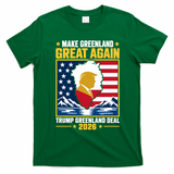 Donald Trump Make Greenland Great Again Greenland Deal 2026 T-Shirt - Irish Green