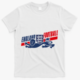 England Football Crest Soccer Apparel For Fans T-Shirt - White